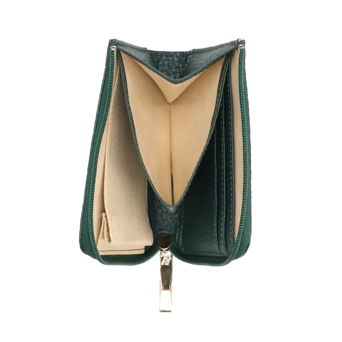 atelierAtaoのミニ財布｜milimo(ミリモ)｜ケリー｜ボタニカルグリーン｜キャッシュレス対応 - Image 5