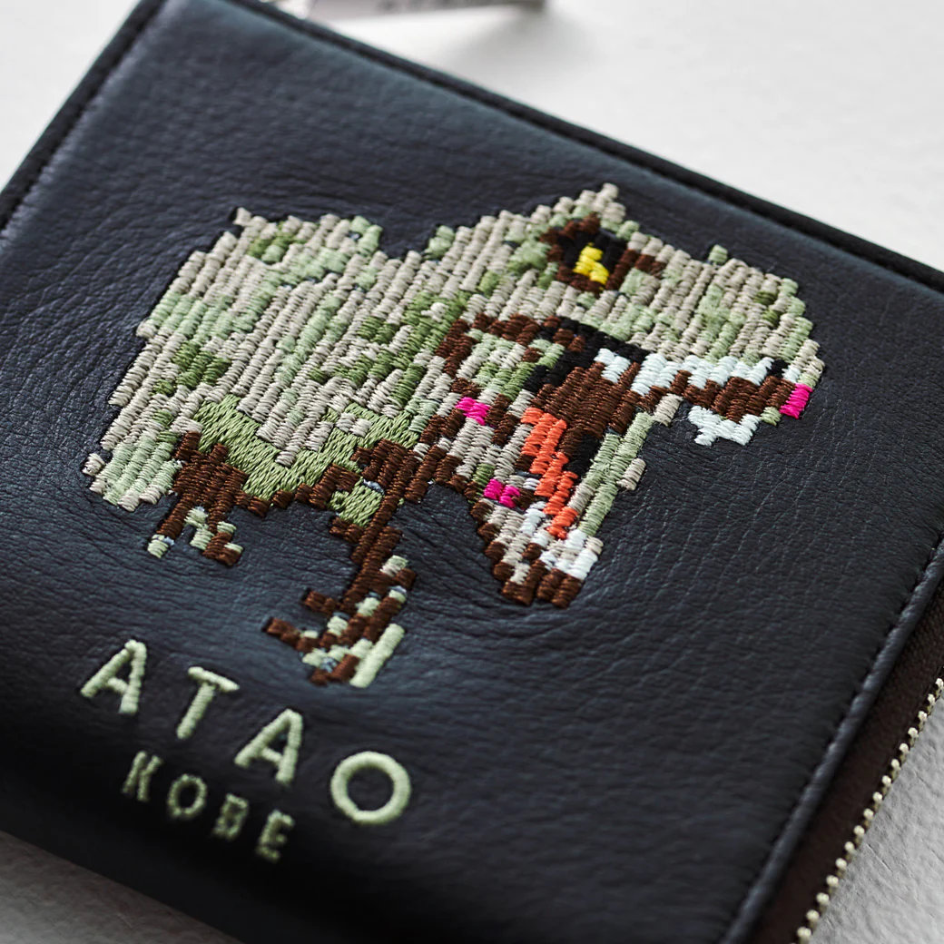 ATAO20周年限定｜SAFARILANDクラシック｜チェス(CHESS)｜ミニ財布｜刺繍｜日本製 - Image 2