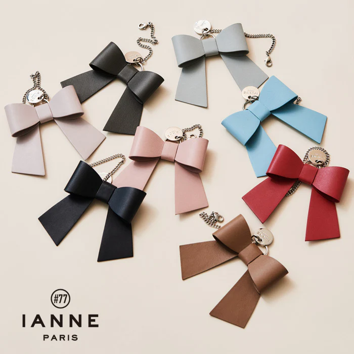 IANNE｜ruban（リュバン）｜レザーのリボンチャーム